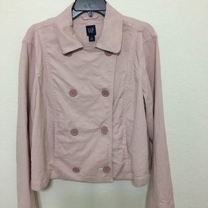 GAP Pink Jacket Pea Coat EUC XL